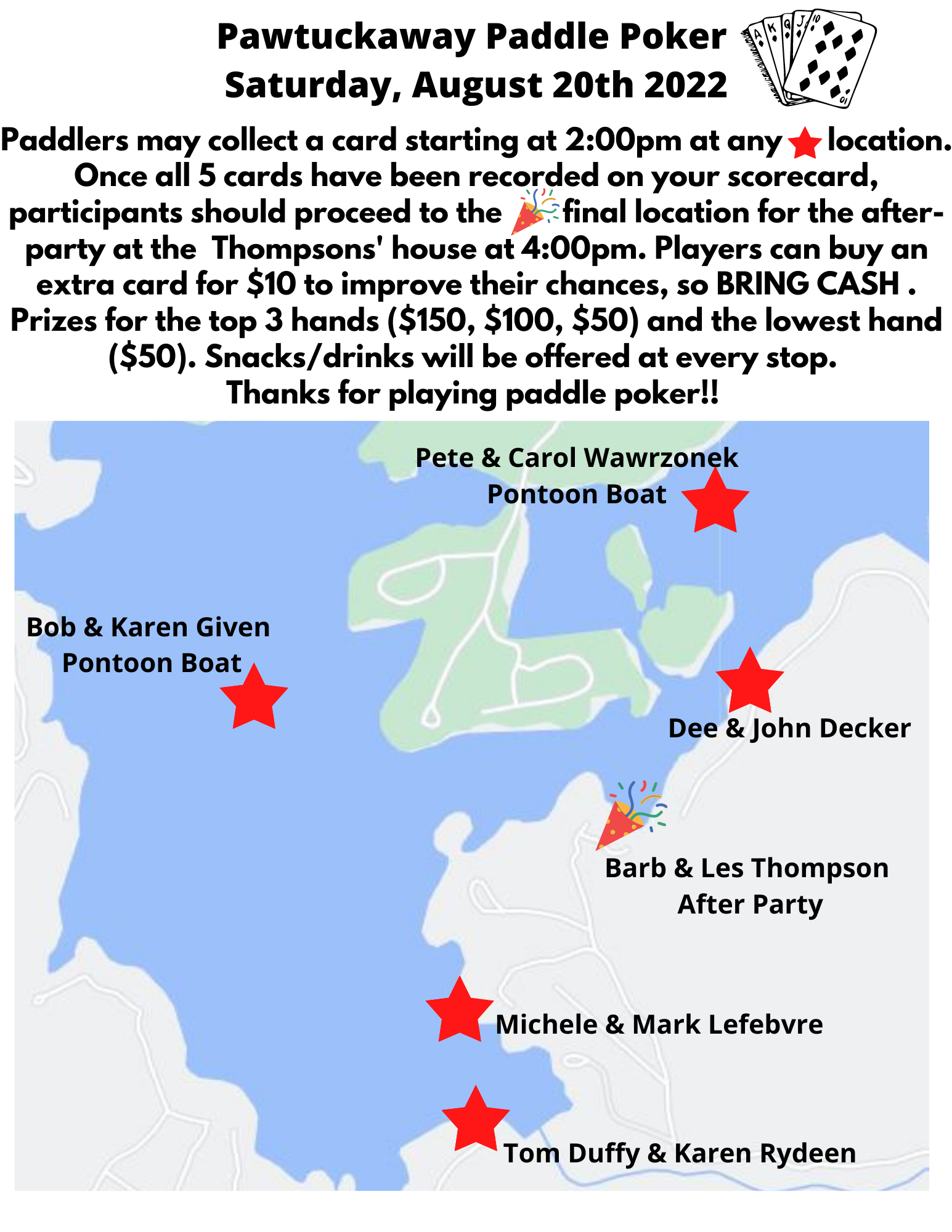 Paddle Poker Map